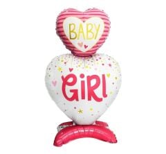 AYAKLI BABY GİRL FOLYO BALON