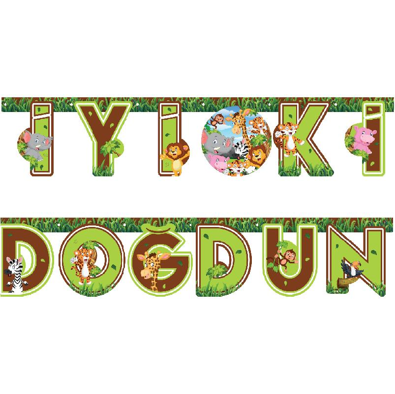 SAFARİ İYİKİ DOĞDUN HARF SET