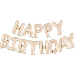 16'' KARAMEL FOLYO HAPPY BIRTHDAY SET