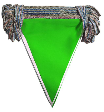 ÜÇGEN KIRLANGIÇ BAYRAK - YEŞİL BEYAZ