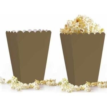 POPCORN KUTUSU MAT GOLD
