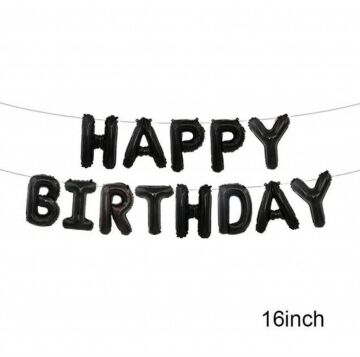 16'' FOLYO SET H.BIRTHDAY SİYAH