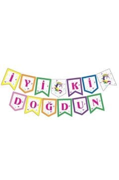 UNİCORN ZİKZAK BANNER